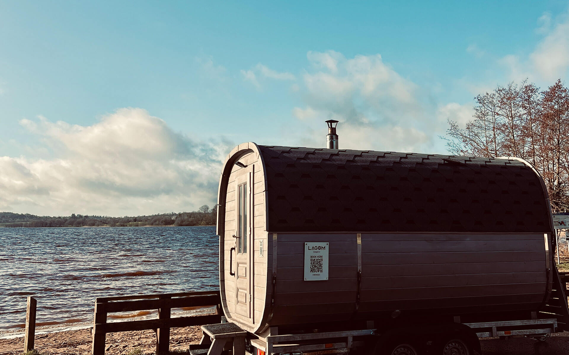Live Lagom sauna beside Brackley Lake, Cavan